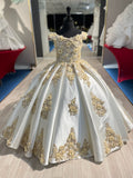 Regan👗 Ivory/Gold / 7-9 Years