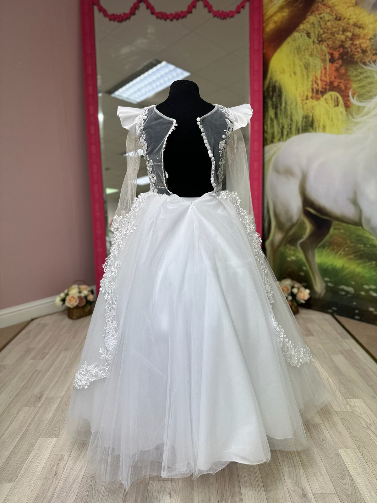 Zoey👗 White / 7-9 Years
