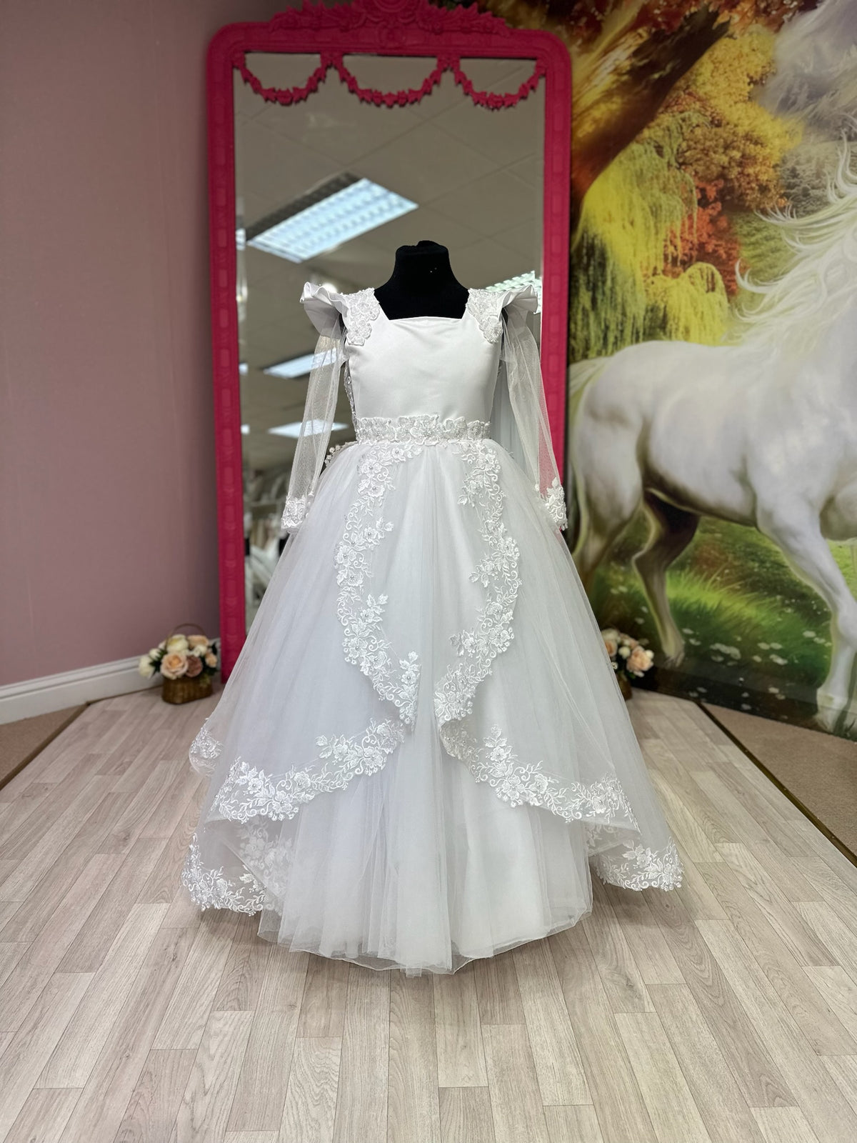 Zoey👗 White / 7-9 Years