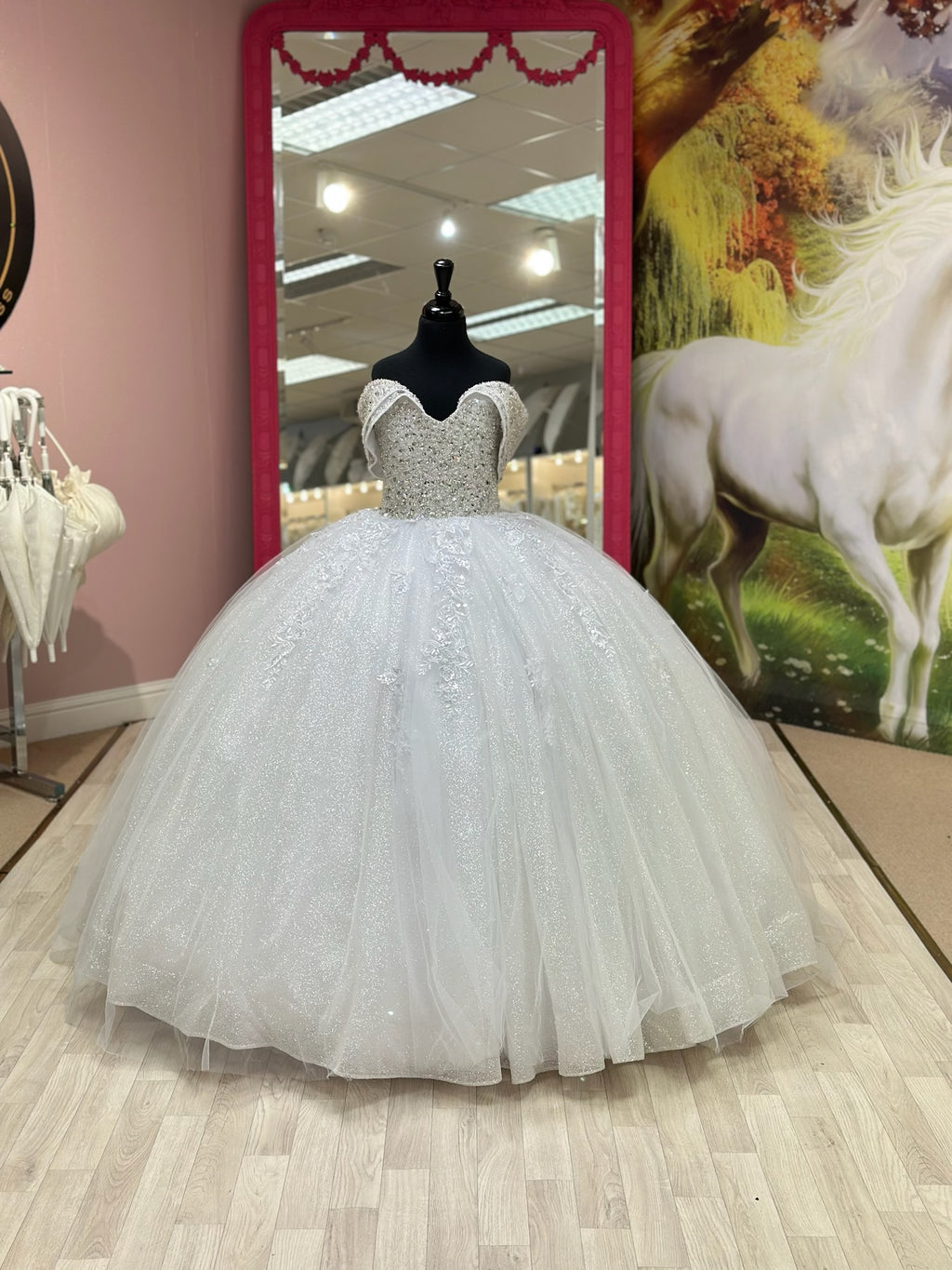 Diamond👗 White / 9-10 Years