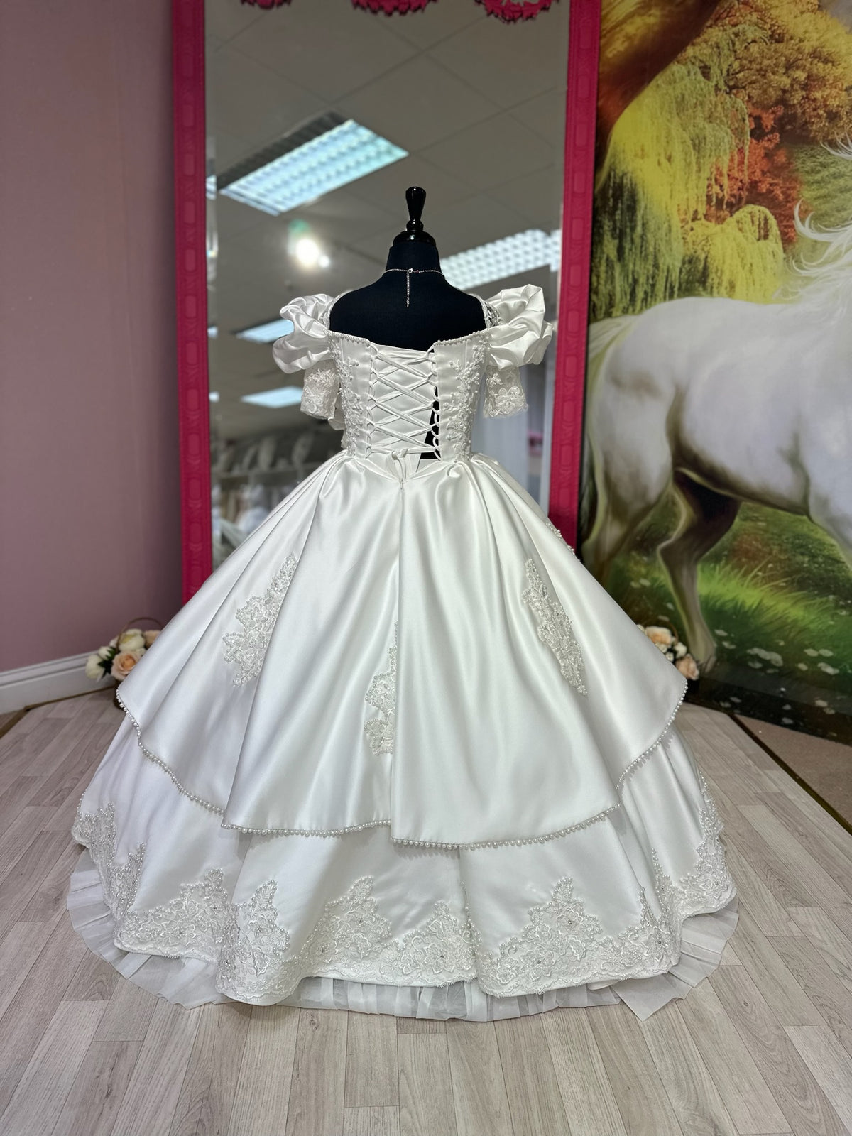 Leida👗 White / 9-10 Years